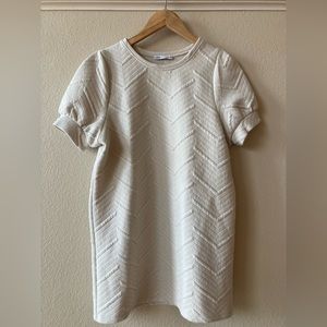 ZARA Off-white Mini Dress